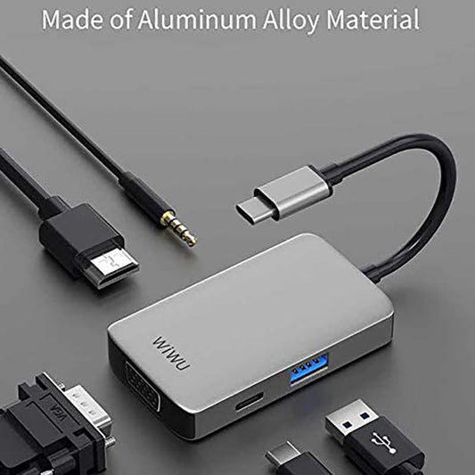 Wiwu 5 in 1 (513HVP) Type-C Hub