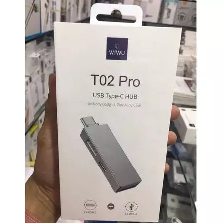 WIWU T02 PRO (2 X USB - 1 X TYPE-C)